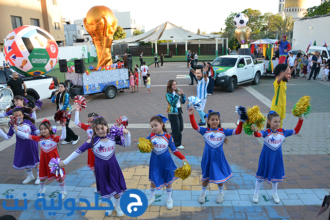 موكب كأس العالم المتجول في جلجولية برعاية جمعية غيث
